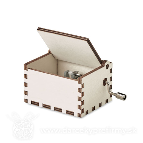 Obrázok produktu BOXMAS - Drevená vianočná hudobná skrinka