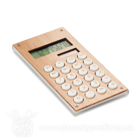 Obrázok produktu CALCUBAM - 8-miestna bambusová kalkulačka