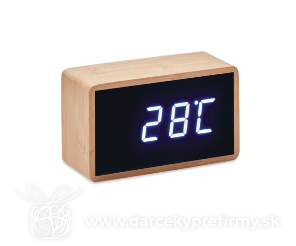 MIRI CLOCK - Budík v bambusovom obale