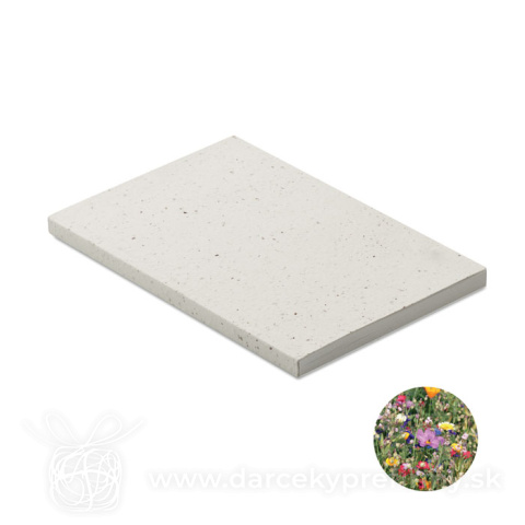 Obrázok produktu SEED BOOK - Poznámkový blok A5, semená v zakladačoch