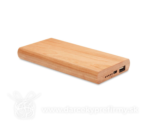 ARENAPOWER - Powerbank 4000 mAh, bambus