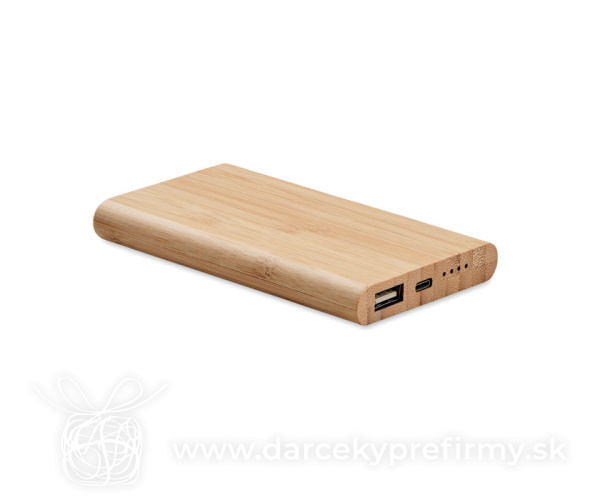 ARENAPOWER C - Bambusová powerbanka 4000 mAh