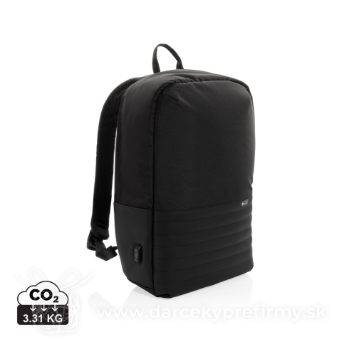 Obrázok produktu RFID nedobytný batoh na notebook Swiss Peak z RPET AWARE™