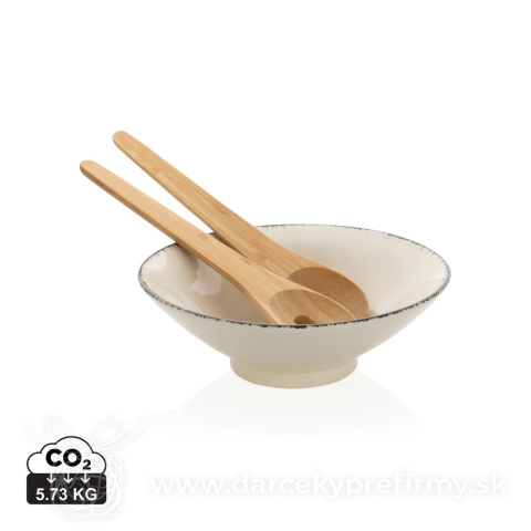 Obrázok produktu Šalátová misa s bambusovou naberačkou Ukiyo