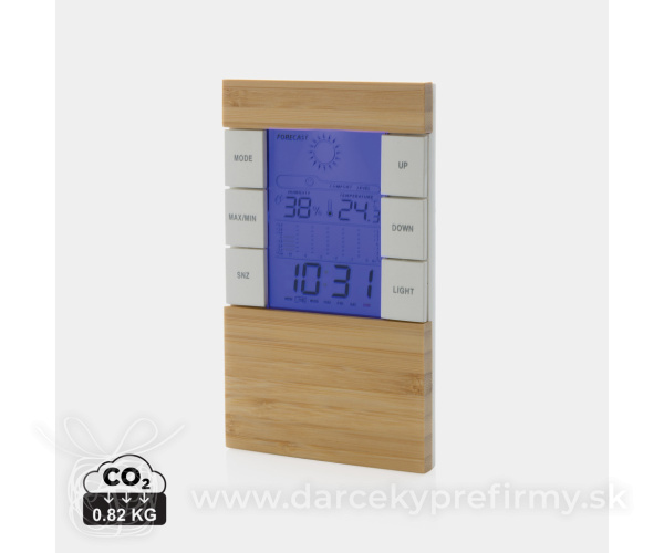 Meteostanica Utah z RCS rec. plastu a FSC® bambusu
