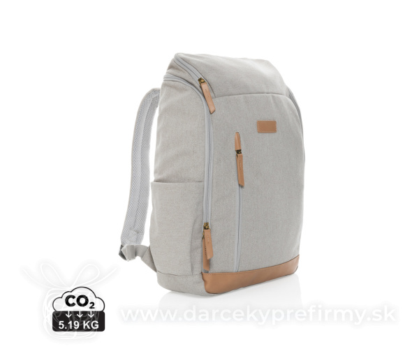 Batoh na 15" notebook Impact z 16 oz. recykl. canvas AWARE™