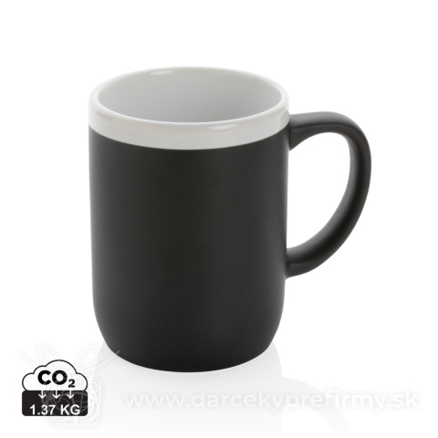 Obrázok produktu Keramický hrnček s bielym lemom