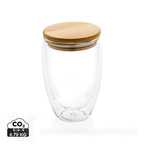 Obrázok produktu Pohár s bambusovým viečkom 350ml