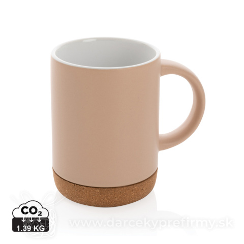 Obrázok produktu Keramický hrnček s korkovým podstavcom