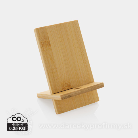 Obrázok produktu Bambusový stojanček na telefón v krabičke