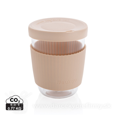 Obrázok produktu Pohár so silikónovým vrchnákom a úchopom Ukiyo