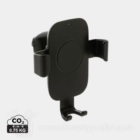 Obrázok produktu Držiak telefónu do auta s 10W Qi z RCS recyklovaného plastu