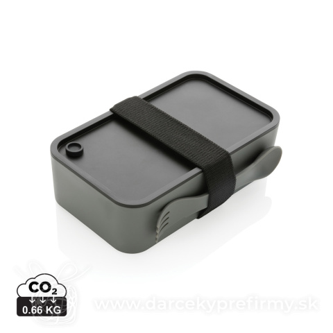 Obrázok produktu Krabička na jedlo s príborom z GRS recyklovaného PP