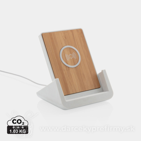 Obrázok produktu Bezdrôtový stojanček Ontario 10W z bambusu a RCS rABS