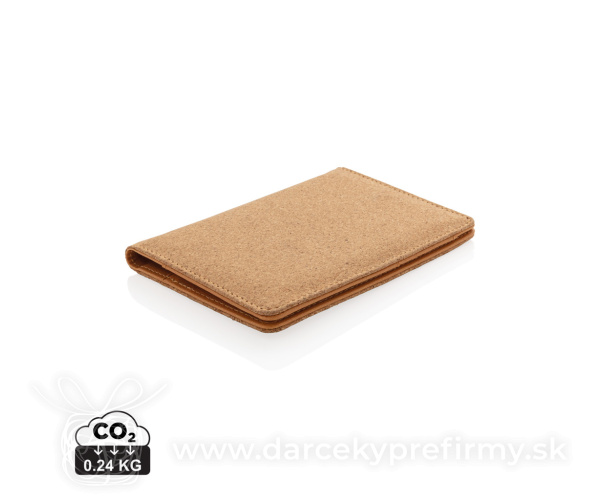 RFID korková cestovná peňaženka