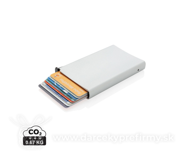 Hliníkové RFID puzdro na karty