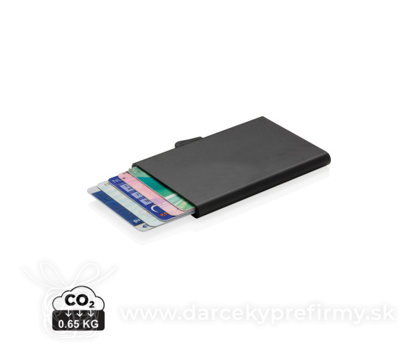 RFID hliníkové puzdro na karty C-Secure