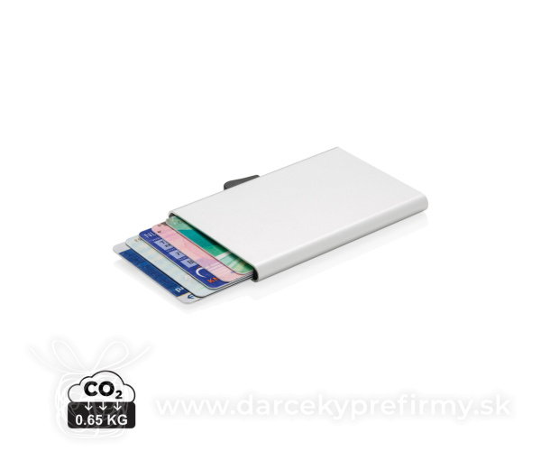 RFID hliníkové puzdro na karty C-Secure