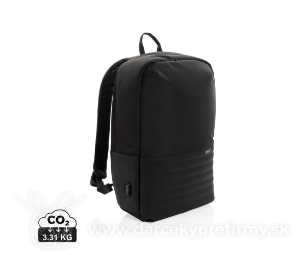 RFID nedobytný batoh na notebook Swiss Peak z RPET AWARE™
