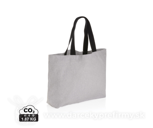 Nefarbená veľká taška Impact z 240g recykl. canvas AWARE™
