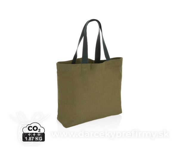 Nefarbená veľká taška Impact z 240g recykl. canvas AWARE™