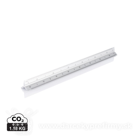 Obrázok produktu Hliníkové trojuholníkové pravítko, 30cm