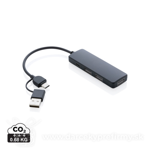 Obrázok produktu USB hub z RCS recyklovaného plastu