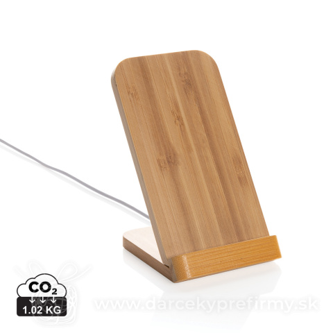 Obrázok produktu Bezdrôtovo nabíjací stojanček 5W z FSC® bambusu