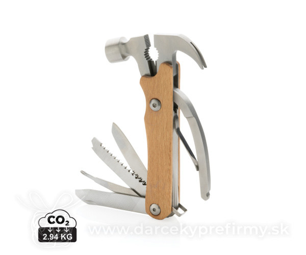 Drevený multitool s kladivom