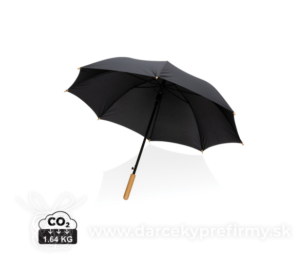 23" bambusový auto-open dáždnik Impact zo 190T RPET AWARE™