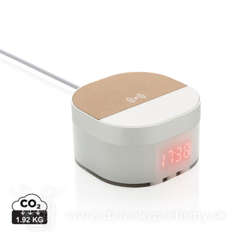 Obrázok produktu Bezdrôtovo nabíjacie digitálne hodiny Aria 5W