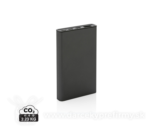 Powerbanka Terra 5 000mAh z RCS rec. hliníka a ABS