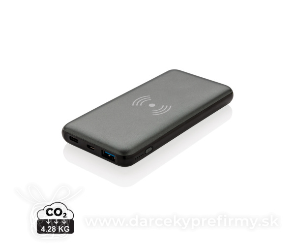 PD rýchlo nabíjacia bezdrôtová powerbanka 10 000 mAh 10 W