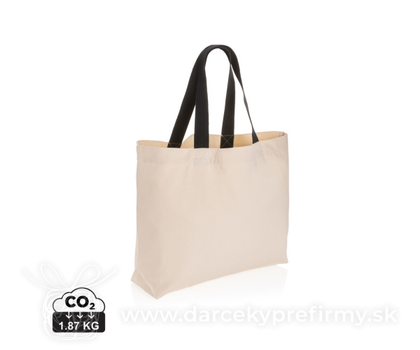 Nefarbená veľká taška Impact z 240g recykl. canvas AWARE™