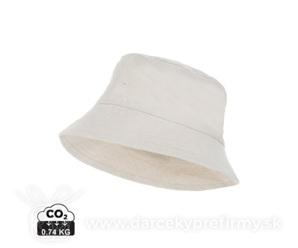 Nefarbený klobúk Impact z 285g recykl. canvas AWARE™
