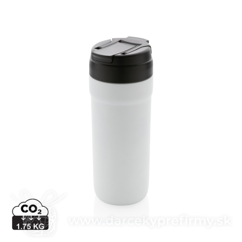 Obrázok produktu Termo fľaša z RCS recyklovanej ocele s duálnym uzáverom