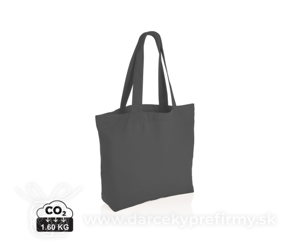 Nefarbená taška s vreckom Impact z 240g recykl. canvas AWARE